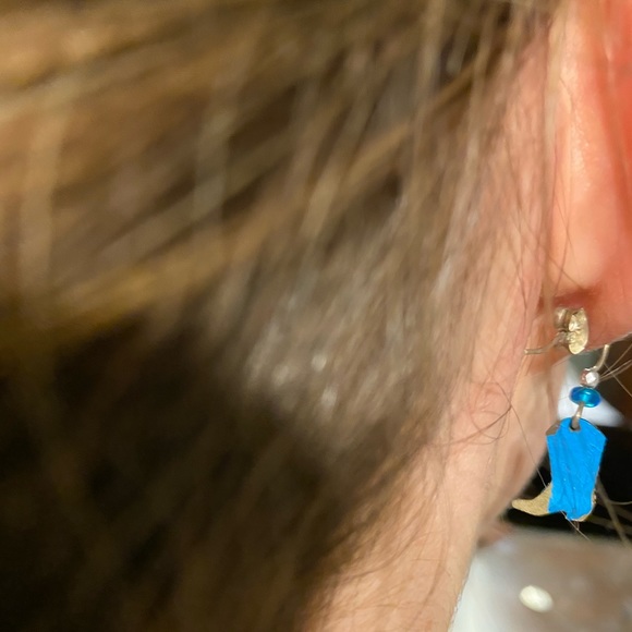 Claire’s Western Cowboy Boot Dangling Earrings - Picture 4 of 4